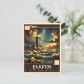 Virginia | Vintage Postkarte (Stehend Vorderseite)