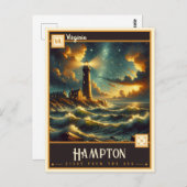 Virginia | Vintage Postkarte (Vorne/Hinten)