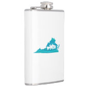 Virginia Wave Fishing Flachmann (Rechts)