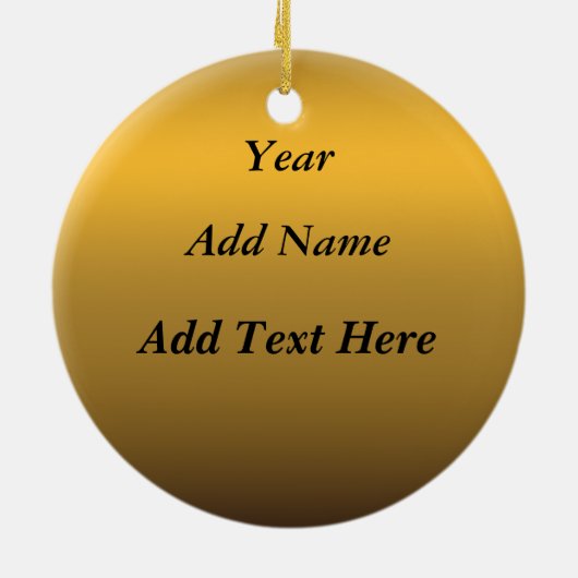 Virginia-Weihnachtsbaum-Verzierung Keramik Ornament (Hinten)