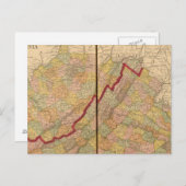 Virginia, West Virginia Postkarte (Vorne/Hinten)