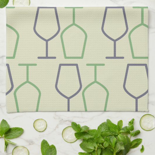 Virginia Wine Glass Kitchen Towels Geschirrtuch (Gefaltet)