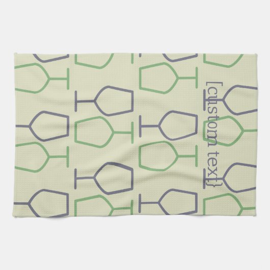 Virginia Wine Glass Kitchen Towels Geschirrtuch (Horizontal)