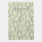 Virginia Wine Glass Kitchen Towels Geschirrtuch (Vertikal)