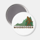 Virginia Woodbooger Magnet (Vorderseite/Rückseite)