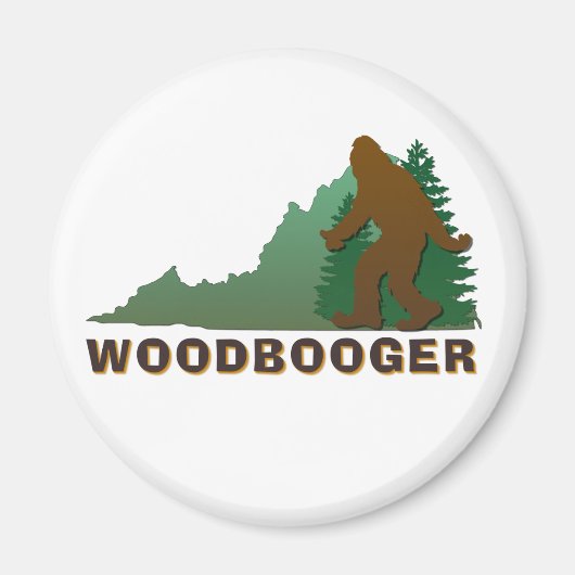 Virginia Woodbooger Magnet (Vorne)