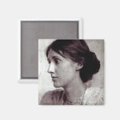 Virginia Woolf, 1902 Magnet (Vorderseite/Rückseite)