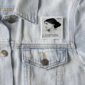 Virginia Woolf Anonymous war ein Zitat von Frauen Button (Beispiel)