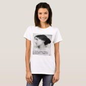 Virginia Woolf Anonymous war ein Zitat von Frauen T-Shirt (Vorne ganz)