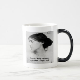 Virginia Woolf Anonymous War Eine Frau Zitat Verwandlungstasse