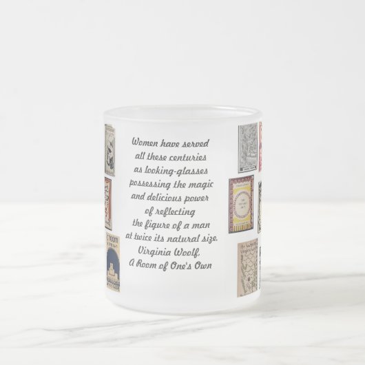 Virginia Woolf Books Mattglastasse (Mittel)