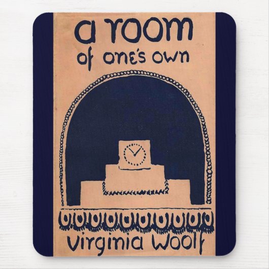 Virginia Woolf Buch Cover A Room of One Mousepad (Vorne)