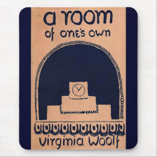 Virginia Woolf Buchdecke Ein eigener Raum Mousepad
