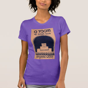 Virginia Woolf Buchdecke Ein eigener Raum T-Shirt