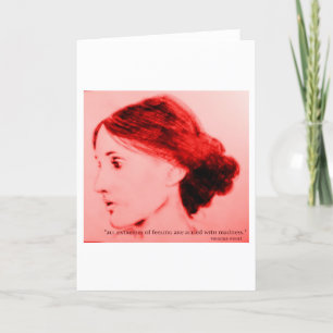 Virginia Woolf Extreme des Gefühls Karte