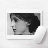 Virginia Woolf "Friede finden" - Zitate von Weishe Mousepad (Mit Mouse)
