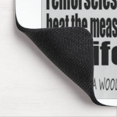Virginia Woolf Ghosive Roll Zitat Mousepad (Ecke)