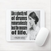 Virginia Woolf Ghosive Roll Zitat Mousepad (Mit Mouse)