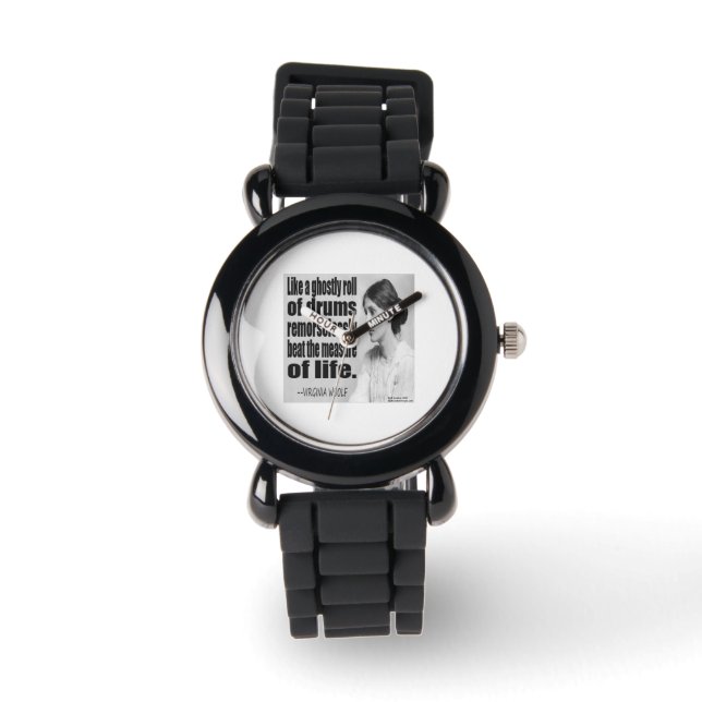 Virginia Woolf Ghosted Drum Roll Womens Watch Armbanduhr (Vorderseite)