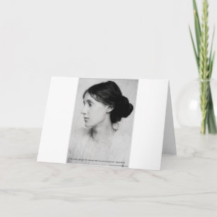 Virginia Woolf "Liebe Gut" Liebe Zitat Tasse & Ges Karte