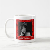 Virginia Woolf & Liebe Zitat Kaffeetasse (Links)