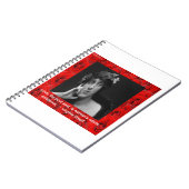 Virginia Woolf & Liebe Zitat Notizblock (Linke Seite)