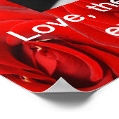 Virginia Woolf & Liebe Zitat Poster (Ecke)