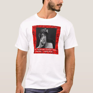 Virginia Woolf & Liebe Zitat T-Shirt