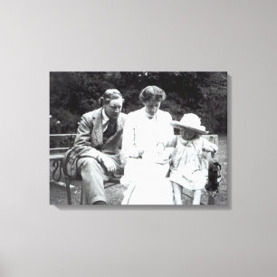 Virginia Woolf mit Clive und Julian Bell, 1910 Leinwanddruck