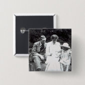 Virginia Woolf mit Clive und julianischer Bell, Button (Vorne & Hinten)