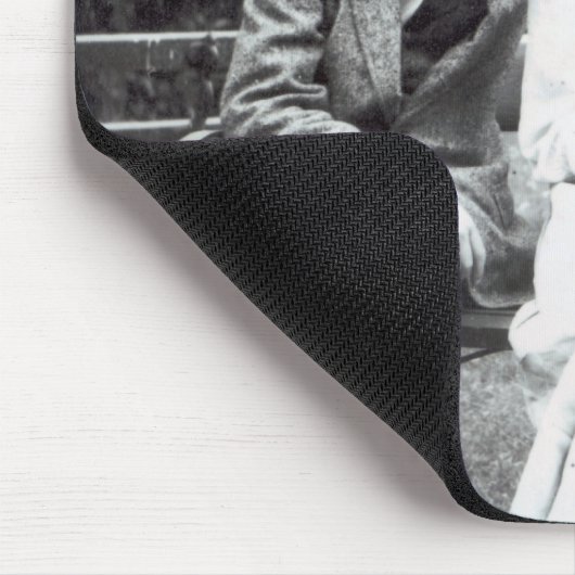 Virginia Woolf mit Clive und julianischer Bell, Mousepad (Ecke)