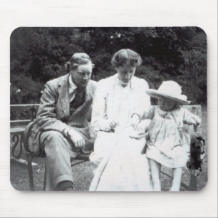 Virginia Woolf mit Clive und julianischer Bell, Mousepad