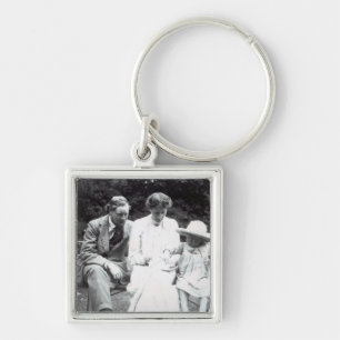 Virginia Woolf mit Clive und julianischer Bell, Schlüsselanhänger