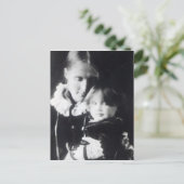 Virginia Woolf, mit ihrer Mutter Julia, 1884 Postkarte (Stehend Vorderseite)