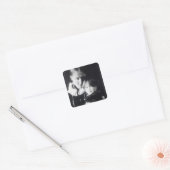 Virginia Woolf, mit ihrer Mutter Julia, 1884 Quadratischer Aufkleber (Umschlag)