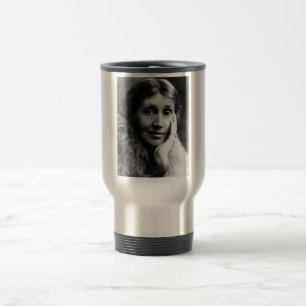 Virginia Woolf Portrait Reisebecher