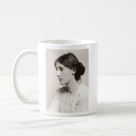 Virginia Woolf Porträt 1902 Kaffeetasse (Links)