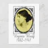 Virginia Woolf Postkarte (Vorderseite)