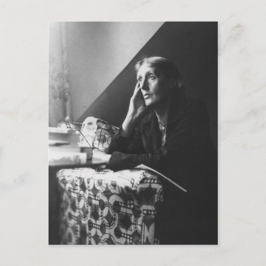 Virginia Woolf Postkarte (Vorderseite)