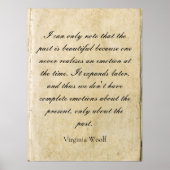 Virginia Woolf quote poster (Vorne)