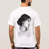 Virginia Woolf T-Shirt (Rückseite)