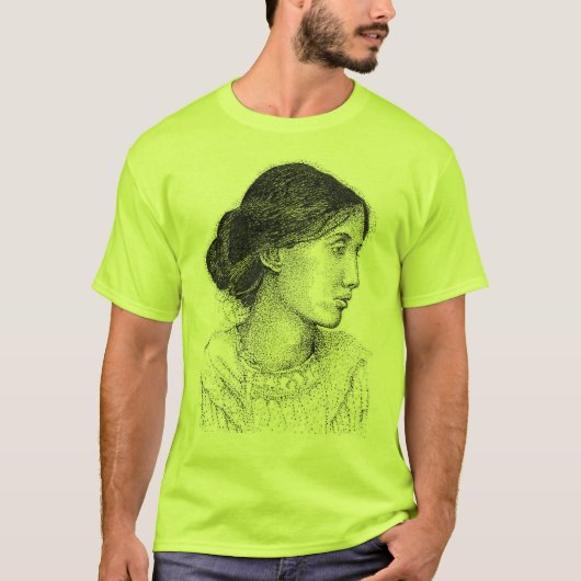 Virginia Woolf T-Shirt (Vorderseite)
