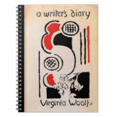 Virginia Woolf Vanessa Bell deckt ein Schriftstell Notizblock (Vorderseite)