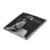 Virginia Woolf W/Zebra Stripes schreibt Zitat Fliese (Seite)
