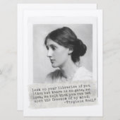 Virginia Woolf Zitat - Ikonen der Frauengeschichte (Vorne/Hinten)
