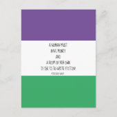 Virginia Woolf Zitat Postcard Postkarte (Vorderseite)