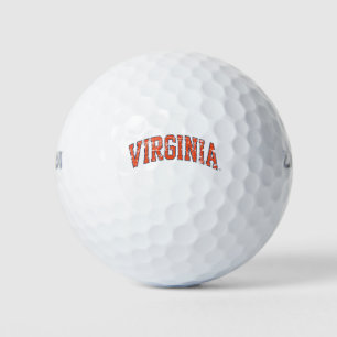 Virginia Wordmark abgenutzt Golfball