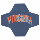 Virginia Wordmark erschüttert Fußball (Flach)