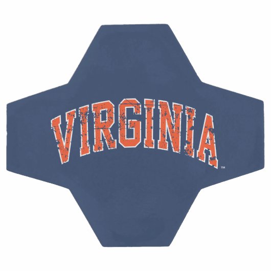 Virginia Wordmark erschüttert Fußball (Flach)