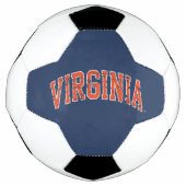 Virginia Wordmark erschüttert Fußball (Vorderseite)